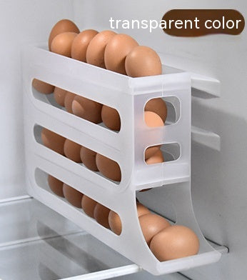 transparent white egg dispenser