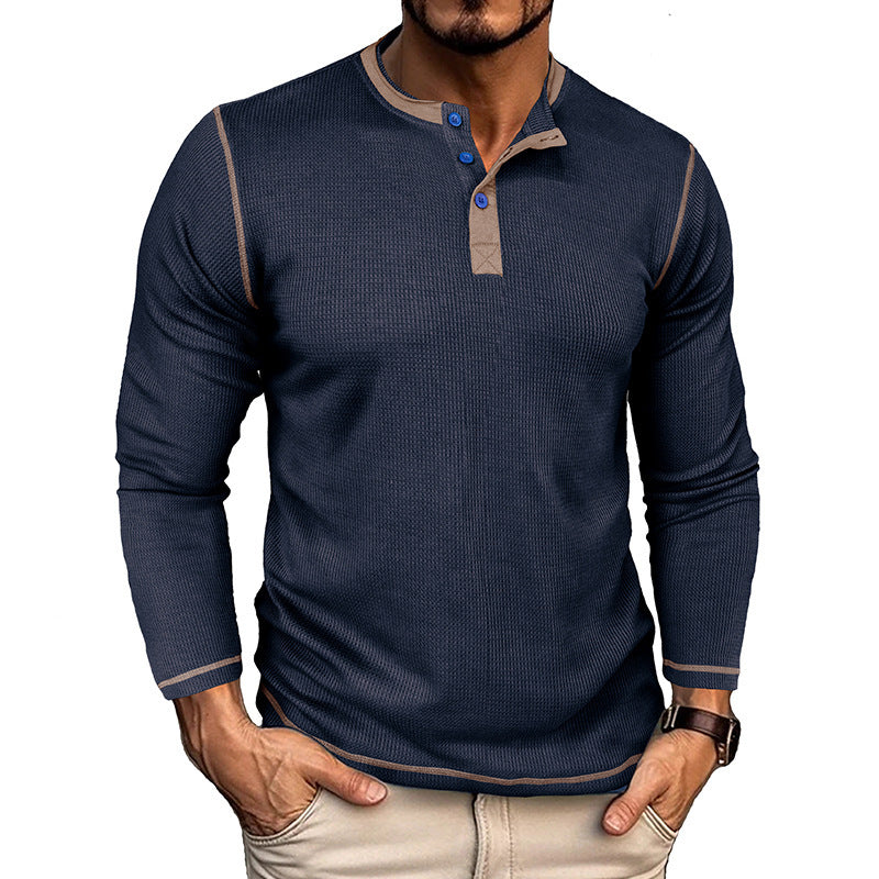 Men's navy blue Long Sleeve shirt