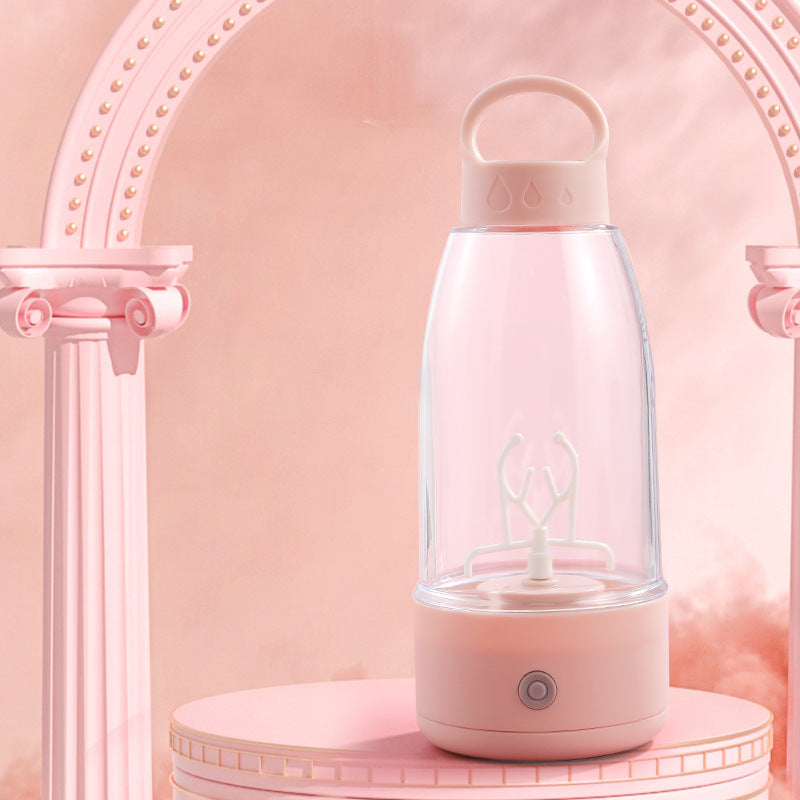Portable Pink Shaker Bottle