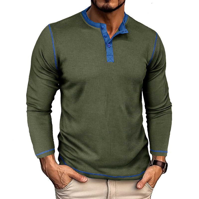 Men's Green Long Sleeve shirt