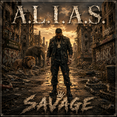 Album cover art for 'SAVAGE' by 'ALI.A.