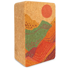 Spirit Rising Cork Yoga Block - Default Title - Yoga & Pilates Blocks