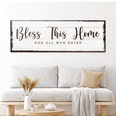 Bless This Home Sign