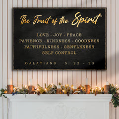 Galatians 5:22-23 - The Fruit Of The Spirit Sign