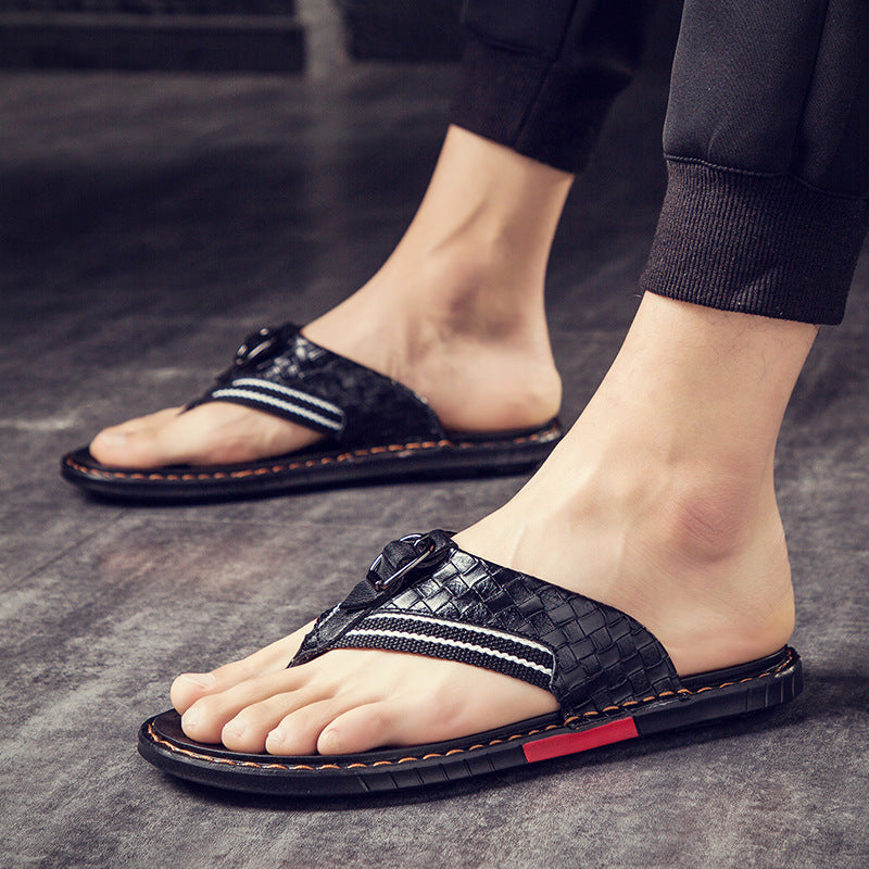 Men's Luxury Black Sandals