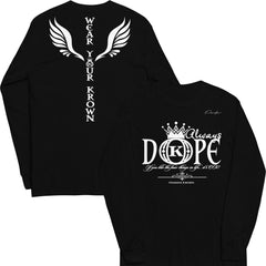 Dope Long Sleeve T-Shirt - Army Green / Small - Long Sleeve Tee