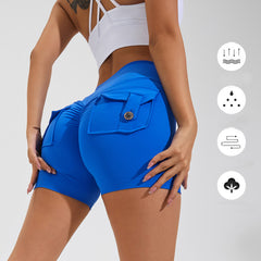Women's Yoga Shorts - Avocado Green / M - shorts