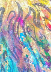 Celestial Cork Yoga Mat - No Color - Yoga Mat - Hand Painted