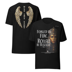 Forged in Fire. Royal by Resolve. Premium T-Shirt - Black / XS - T-Shirt