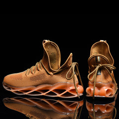 Unleashed King's Royal Court Blade Running Shoes - Brown Mesh / 37 - footwear