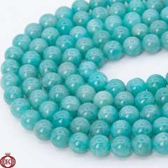 Peruvian Amazonite Beads Smooth Round - 4mm - Beads