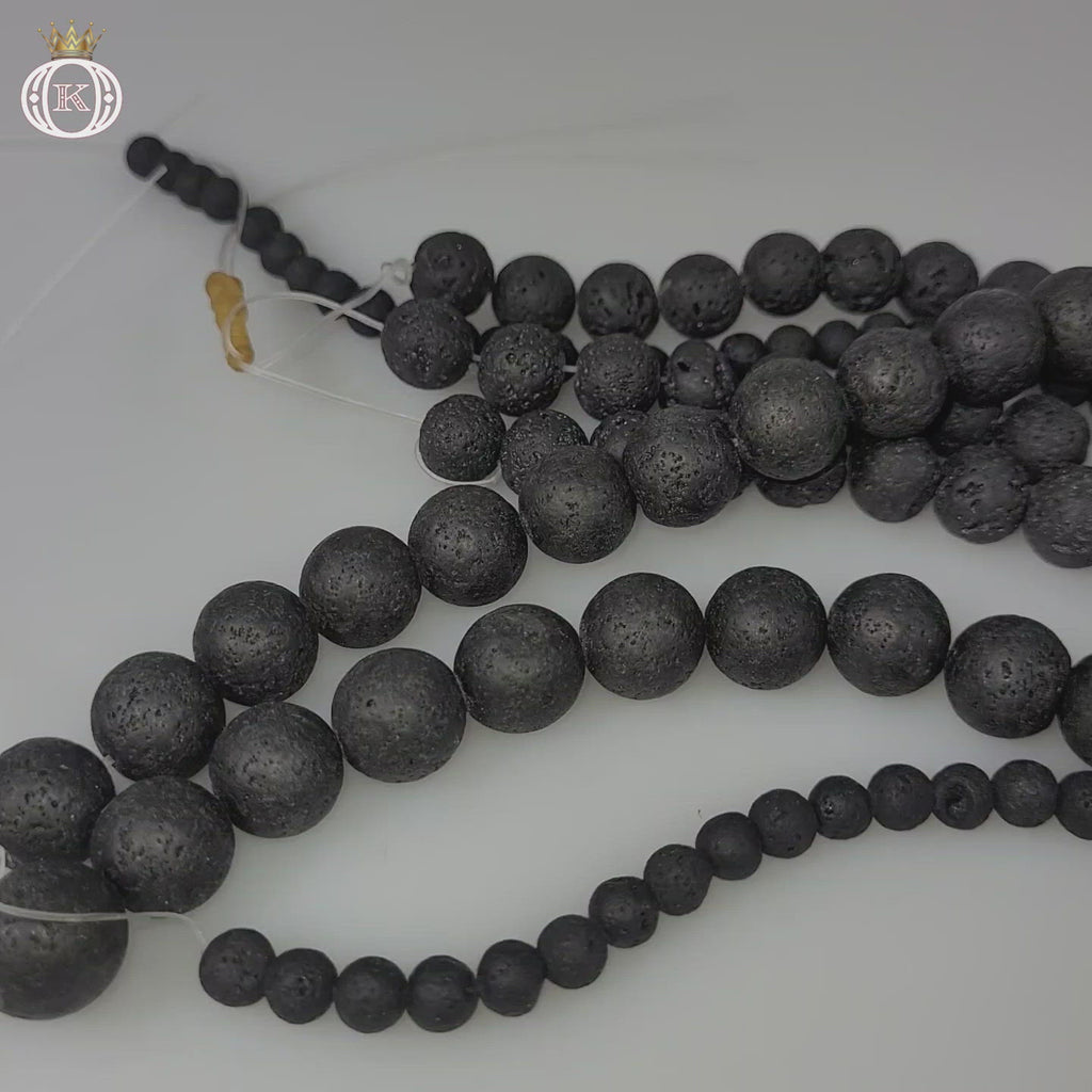 black lava beads video