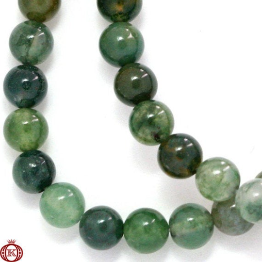 discount moss green agate gemstone beads