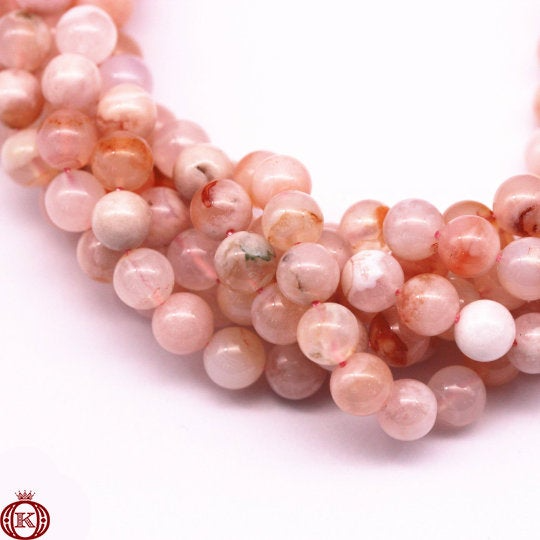 cherry blossom agate beads