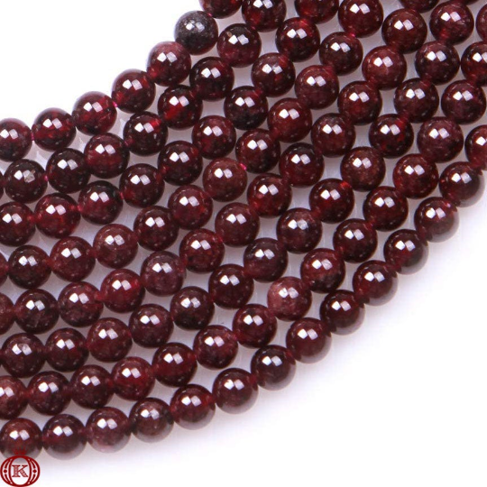 quality red garnet gemstone beads