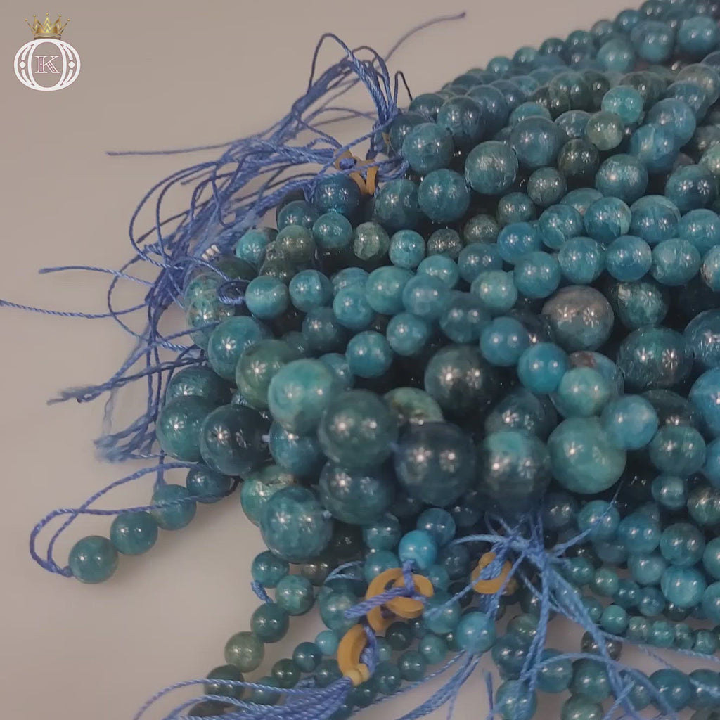 apatite gemstone beads video