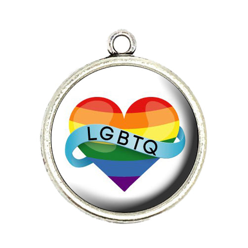 LGBTQ+ jewelry charm