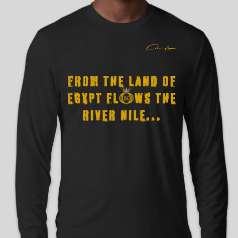 alpha phi alpha from the land of egypt long sleeve black