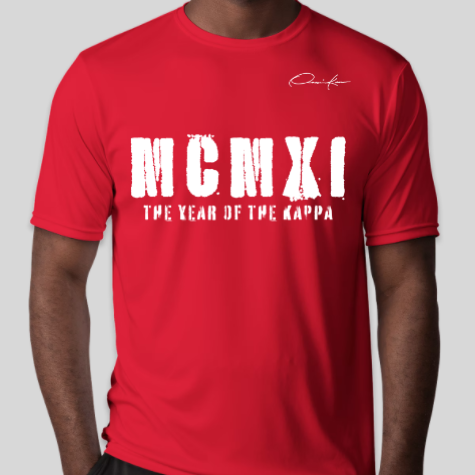 kappa alpha psi MCMXI 1911 t-shirt red