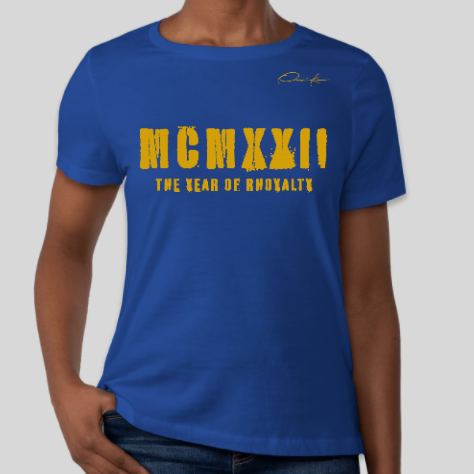 sigma gamma rho MCMXXII 1922 t-shirt royal blue