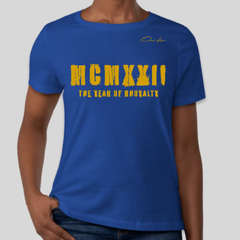 MCMXXII (1922) Rhoyal T-Shirt - Blue / Small - T-Shirt