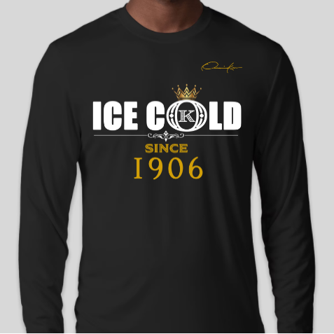 ice cold since 1906 alpha phi alpha long sleeve shirt black