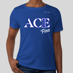 Zeta Line Number Fine Club T-Shirt - Blue / Small - T-Shirt