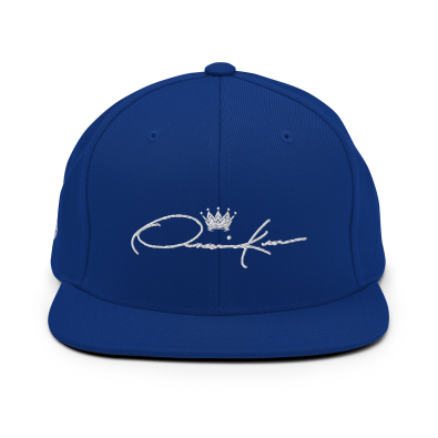 top designer brand cap royal blue