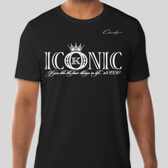Iconic Clothing T-Shirt - Black / Small (28L x 18W in) - Shirts