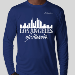 City Skyline Aficionado Long Sleeve Shirts • New York • Los Angeles • Miami • Atlanta • Chicago - Small (28L x 18W in) - Shirts