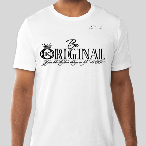 white be original t-shirt