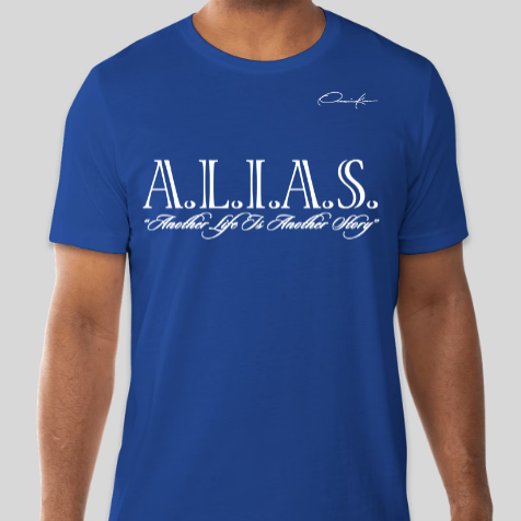 royal blue alias t-shirt