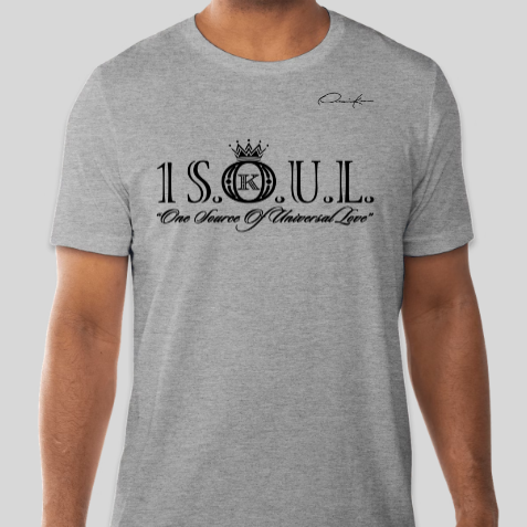 gray 1 S.O.U.L. t-shirt