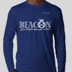 Beacon Long Sleeve T-Shirt - Royal Blue / Small - Long Sleeve Tee