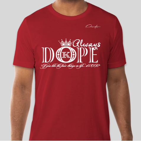 dope t-shirt red