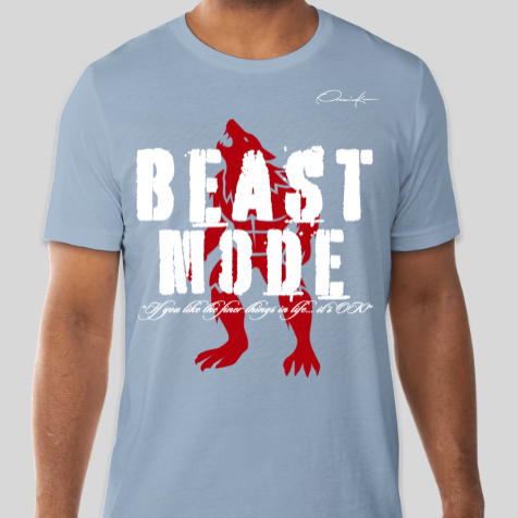 carolina blue beast mode shirt