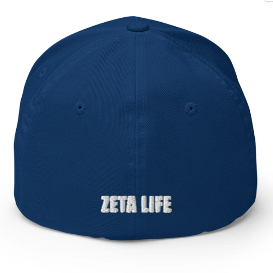 zeta phi beta life royal blue cap
