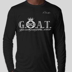 GOAT Long Sleeve T-Shirt - Black / Small - Long Sleeve Tee