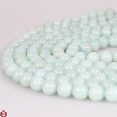 Chinese Amazonite Beads Smooth Round - 4mm - Beads