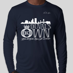 Duval's Own Long Sleeve T-Shirt - Navy Blue / Small - Long Sleeve Tee