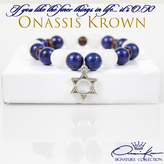 Jewish Star of David Bead Bracelet - 4.5 in - Bracelet