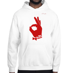 Kappa Hand Sign Hoodie - White / Small - hoodie