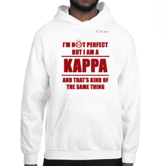 I'm Not Perfect But I Am A Kappa Hoodie - White / Small - hoodie