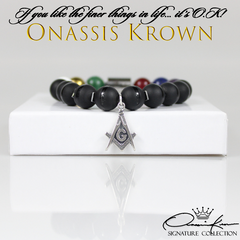 Masonic Bead Bracelet - 4.5 in - Bracelet