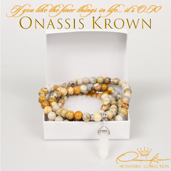 Ocean Jasper Mala Prayer Beads - Default Title - Mala