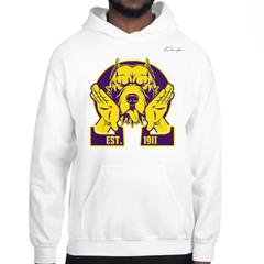 Omega Que Dog 1911 Hoodie - White / Small - hoodie