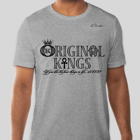 original kings t-shirt gray