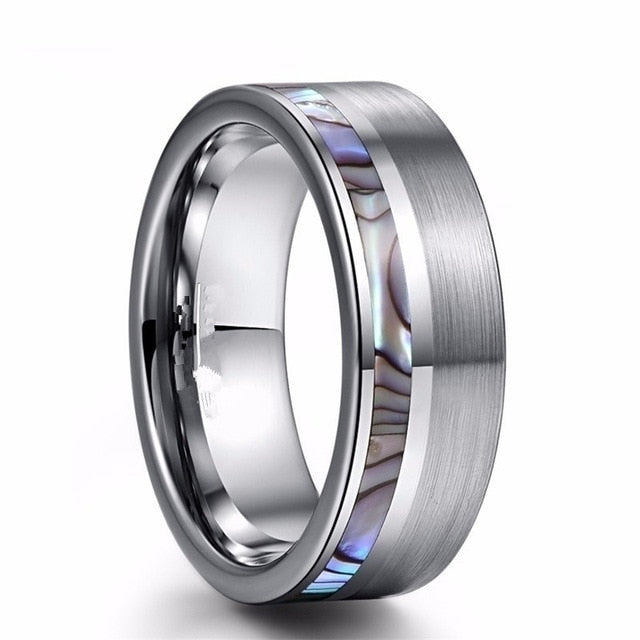 brushed stainless steel ring