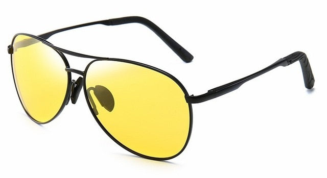 color changing polarized gold sunglasses