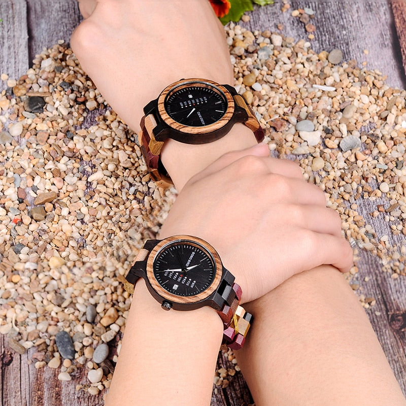 wood watch set collection